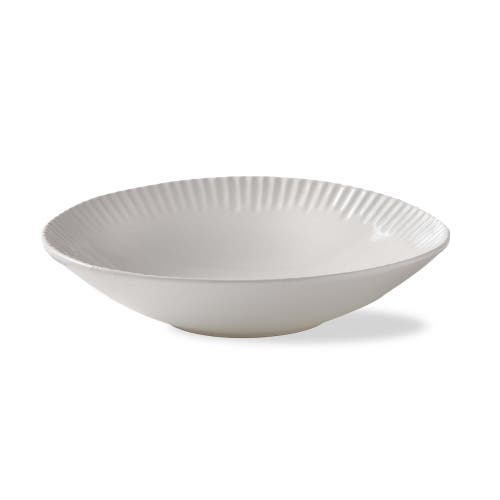 Tag Vista Low Serving Bowl Grey Dishwasher Safe Perfect For Entertaining In White
