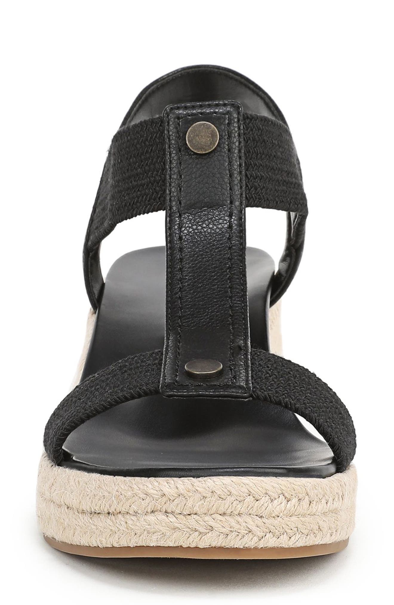 Vionic Calera Wedge Sandal, Alternate, color, Black