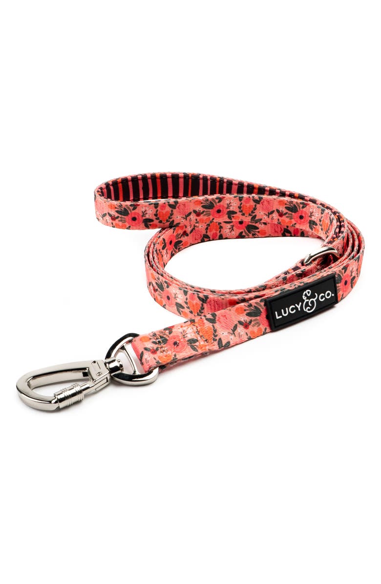 Lucy & Co. The Posy Pink Leash, Main, color,