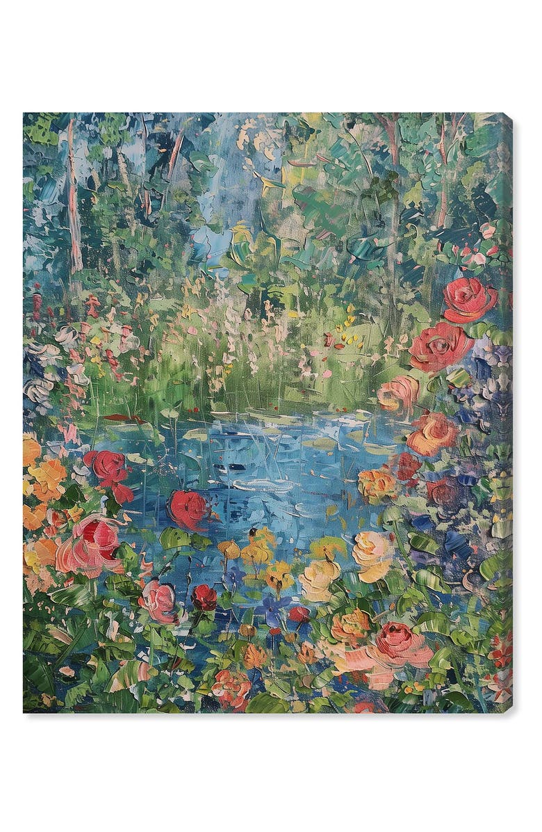 Wynwood Studio Serene Escape Canvas Wall Art, Main, color, Green