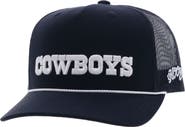 HOOEY Men's HOOey Navy Dallas Cowboys Wordmark Rope Trucker Adjustable Hat