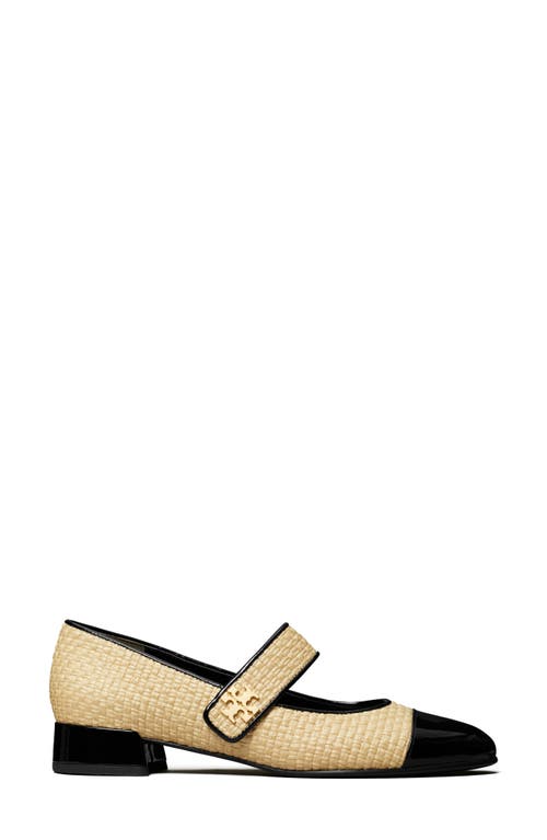Tory Burch Cap Toe Mary Jane Pump In Black