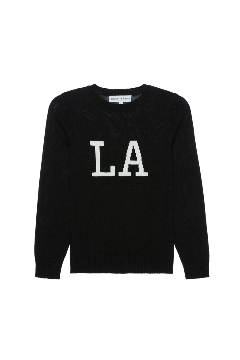 Los Angeles Crewneck Sweater, Main, color, Black