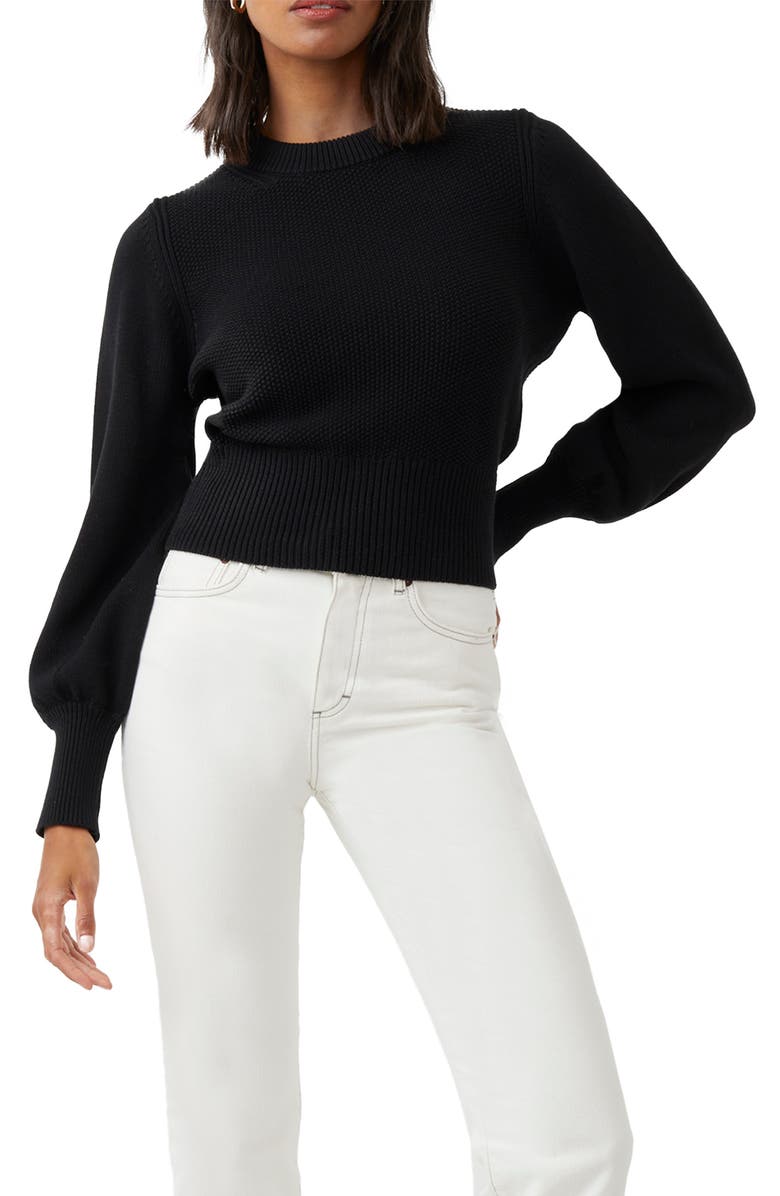 French Connection Jamie Textured Cotton Sweater, Main, color,