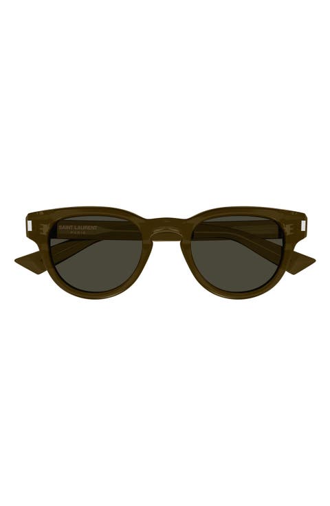 48mm Small Round Sunglasses