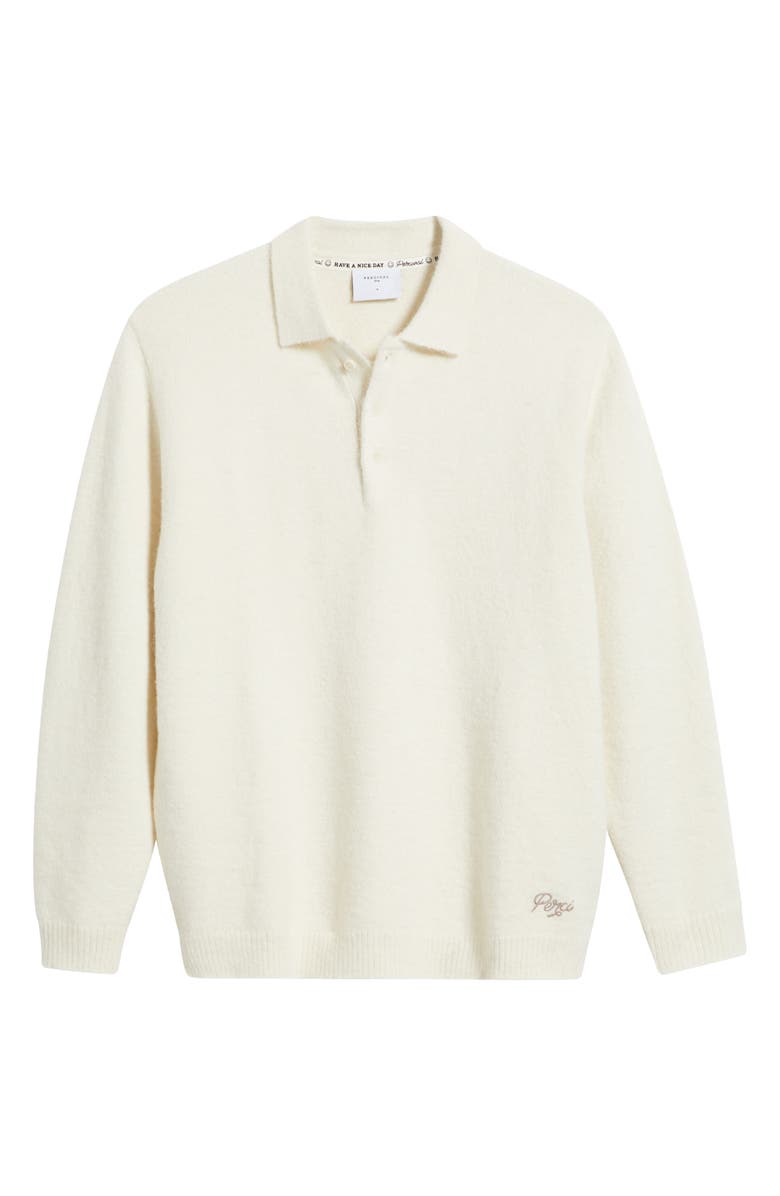 Percival Rugby Alpaca Blend Polo Sweater, Alternate, color,