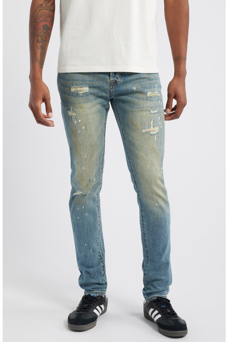 Trek Slim Fit Jeans, Main, color, SUNFLARE