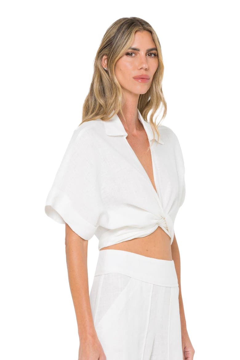 Chiara Top, Alternate, color, White