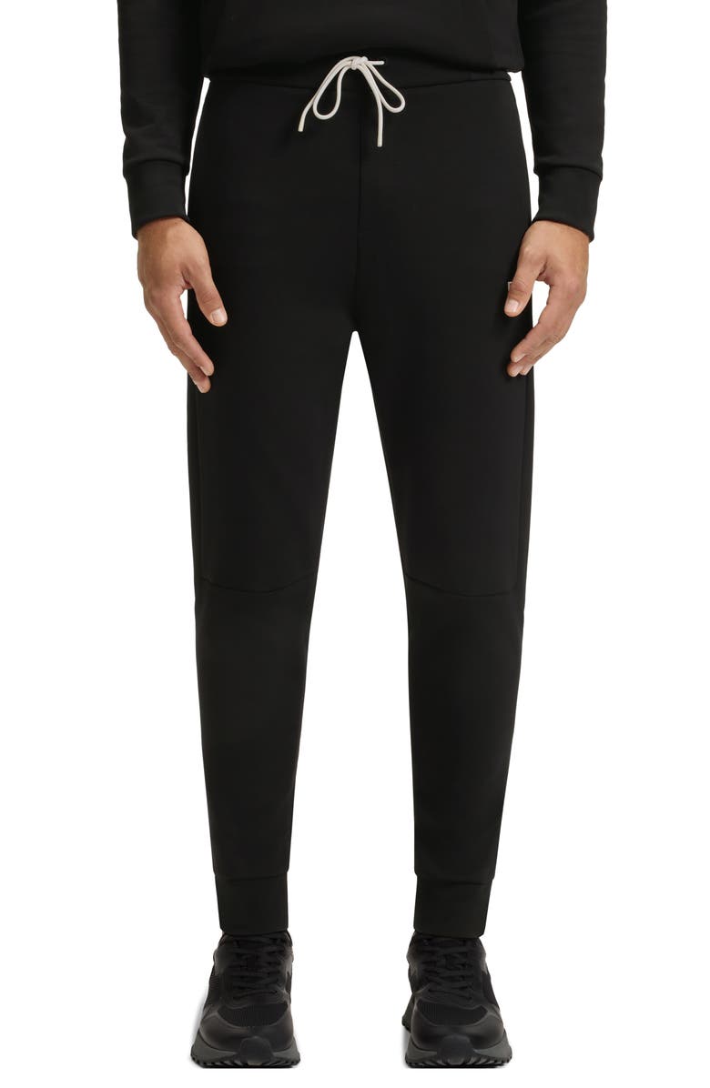 BOSS Pants Zone Drawstring Track Pants, Main, color, Black