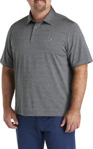 vineyard vines Big & Tall Striped Sankaty Performance Polo Shirt