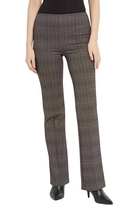 Lyssé Houndstooth Jacquard Flare Leggings