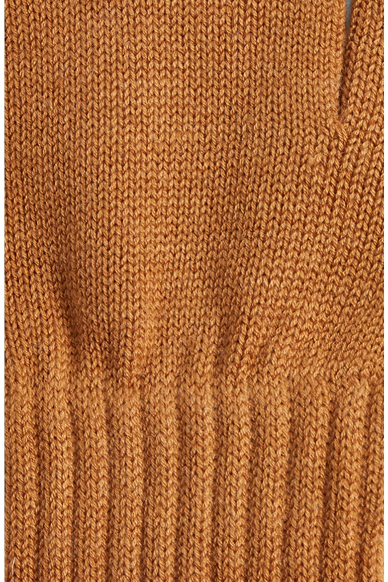 Lightweight Rib Gloves, Alternate, color, CHESTNUT