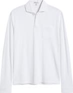 Peter Millar Everyday Piqué Long Sleeve Pocket Polo