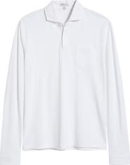 Peter Millar Everyday Piqué Long Sleeve Pocket Polo