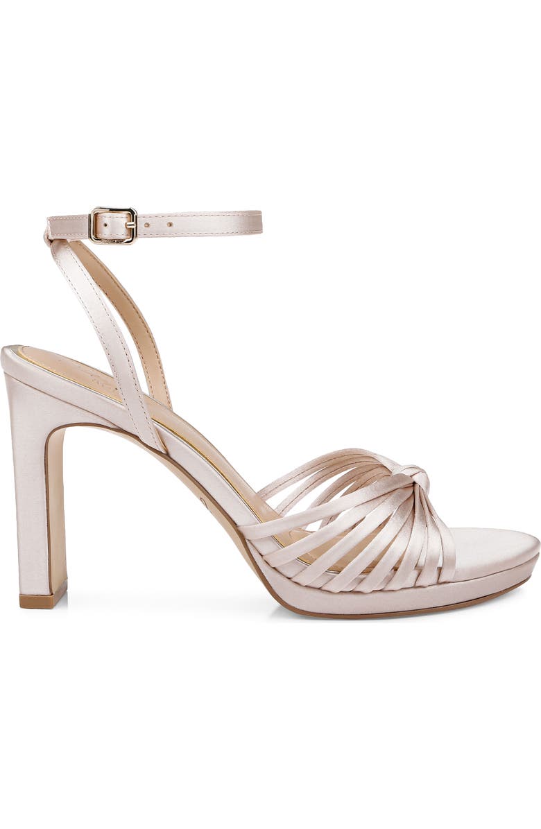 Jewel Badgley Mischka Skylar Ankle Strap Sandal, Alternate, color, Champagne Satin