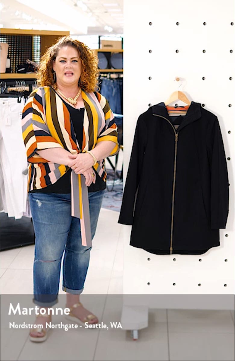 Finlay Waterproof Hooded Wool Blend Coat, sales video thumbnail