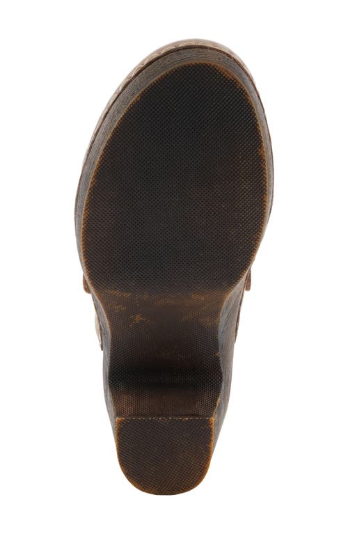 L'artiste By Spring Step Calliroe Platform Clog In Multi