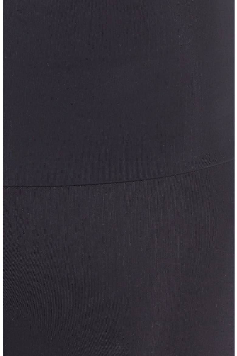 Side Runner High Waist Leggings, Alternate, color, BLACK/ SILVER