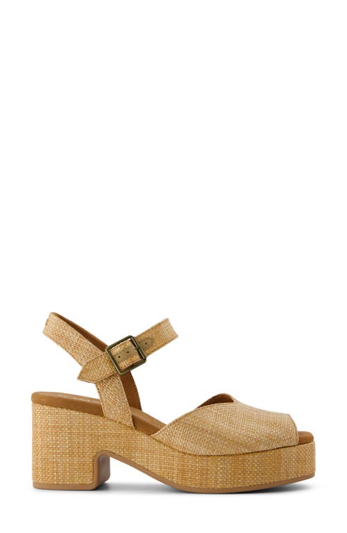TOMS TOMS ISLA PEEP TOE SANDAL