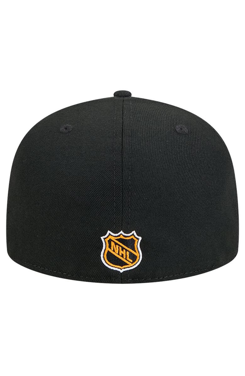 New Era Men's New Era Black Anaheim Ducks Core 59FIFTY Fitted Hat, Alternate, color, Black