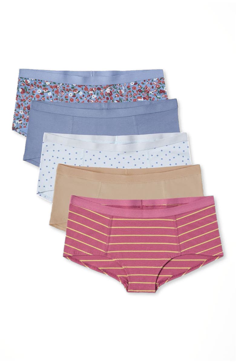 Pact Everyday Boy Short 5-Pack, Main, color, Essentials