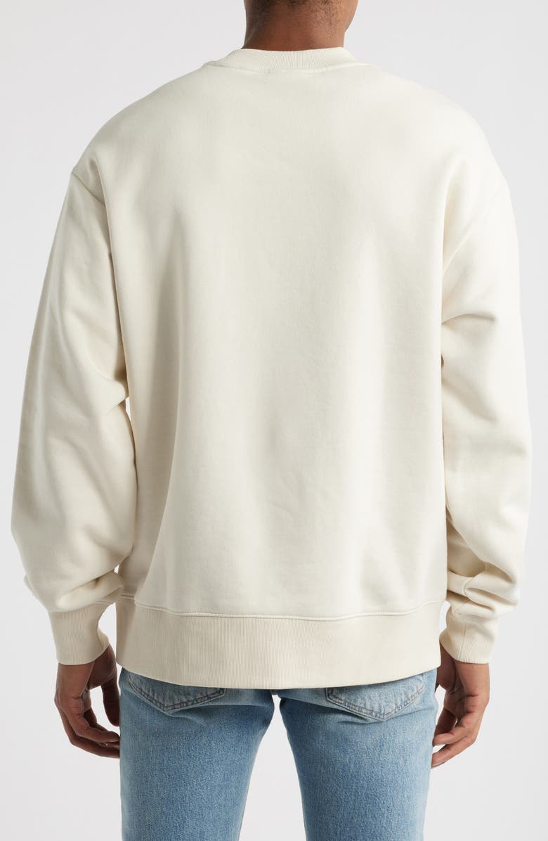 SANTO STUDIO Maple Embroidered Crewneck Sweatshirt, Alternate, color, 