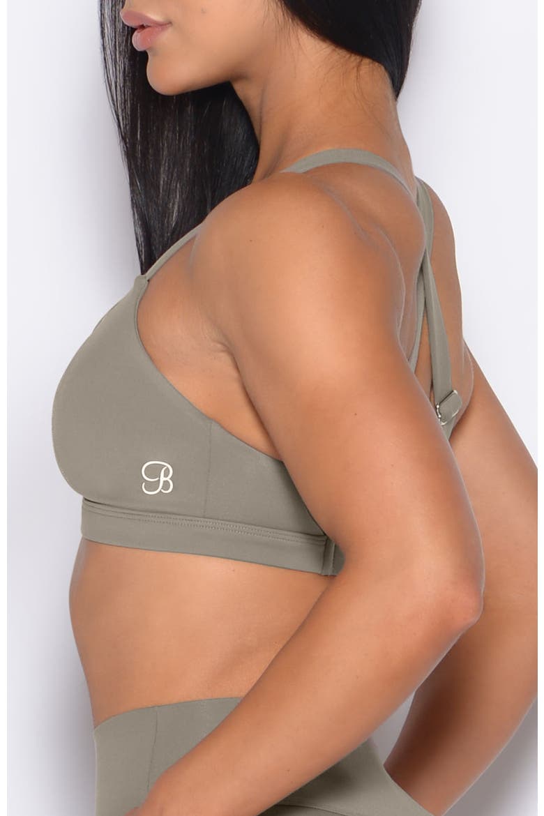 Sweetheart Sports Bra, Alternate, color, Stone