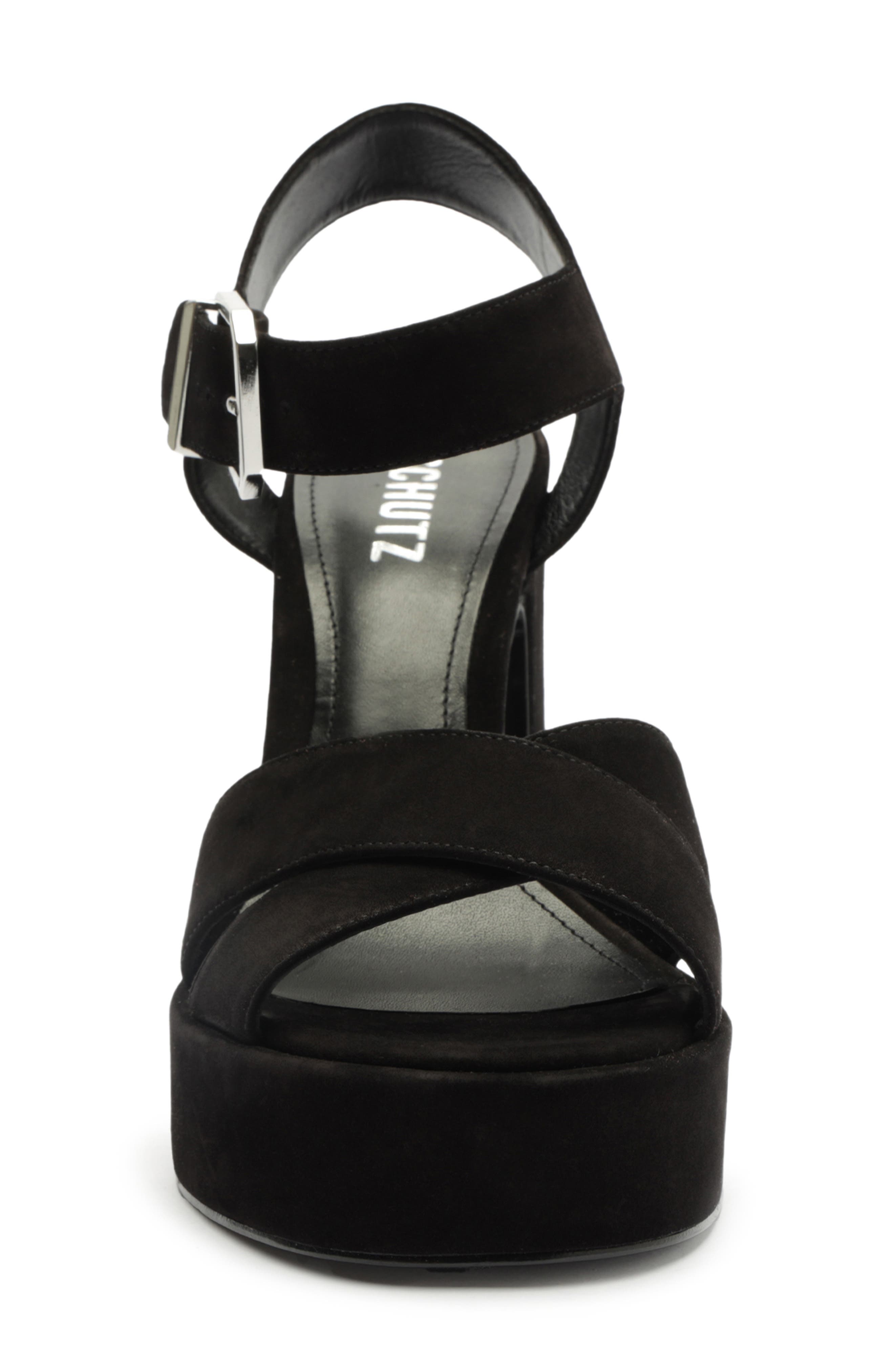 Schutz Penelope Ankle Strap Platform Sandal, Alternate, color, 