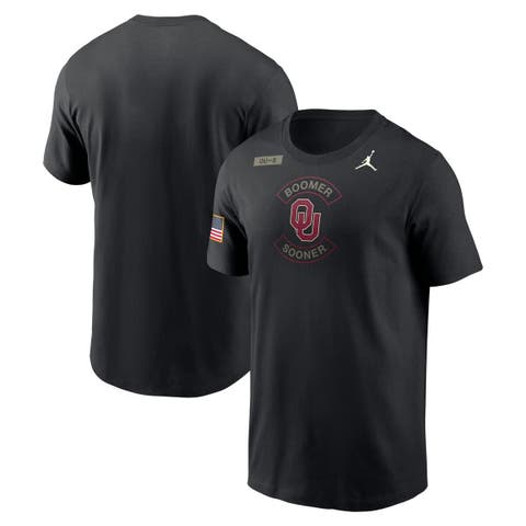 Men's Jordan Brand Black Oklahoma Sooners 2025 Military Appreciation Dri-FIT T-Shirt