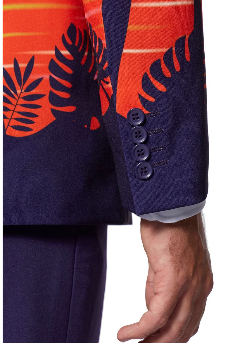Suave Sunset Suit, Alternate, color, BLUE