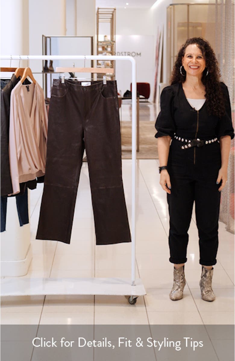 The Leather Reboot Crop Pants, sales video thumbnail