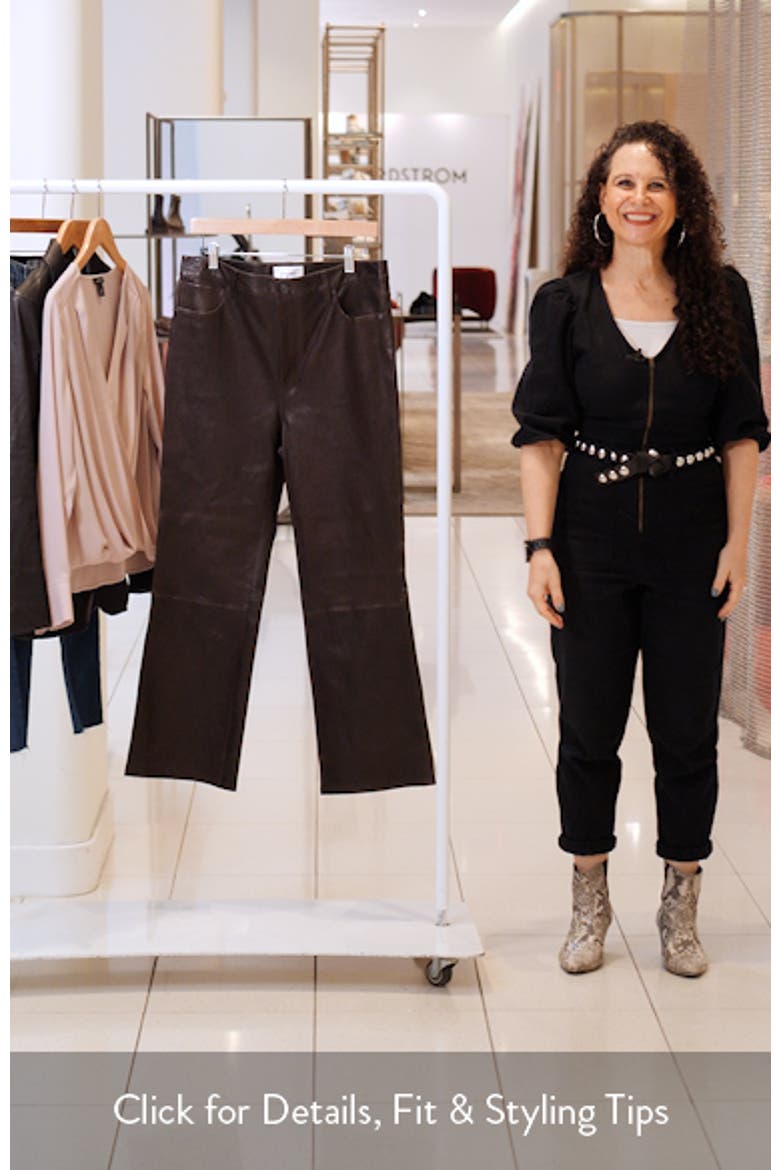 The Leather Reboot Crop Pants video