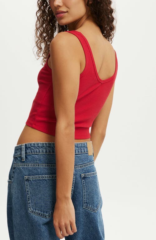 Shop Cotton On Bondi Tank In Crimson Kiss