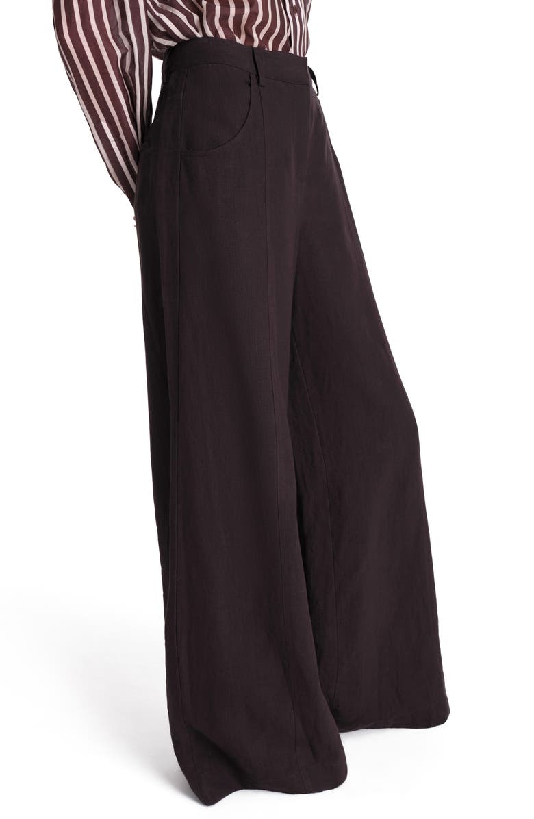 TWP Dees Wide Leg Linen Pants, Alternate, color, 