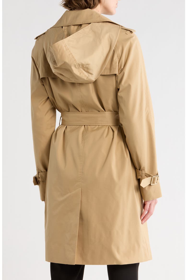 Belted Trench Coat, Alternate, color, KHAKI