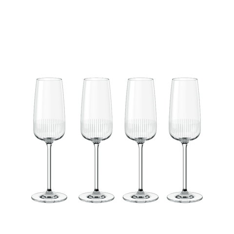 Afa Glass Flute Champagne Set of 4