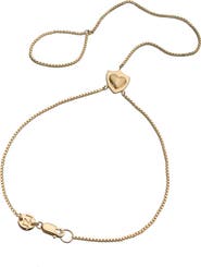 Jennifer Zeuner Chara Heart Charm Hand Chain Bracelet