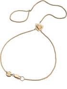 Jennifer Zeuner Chara Heart Charm Hand Chain Bracelet