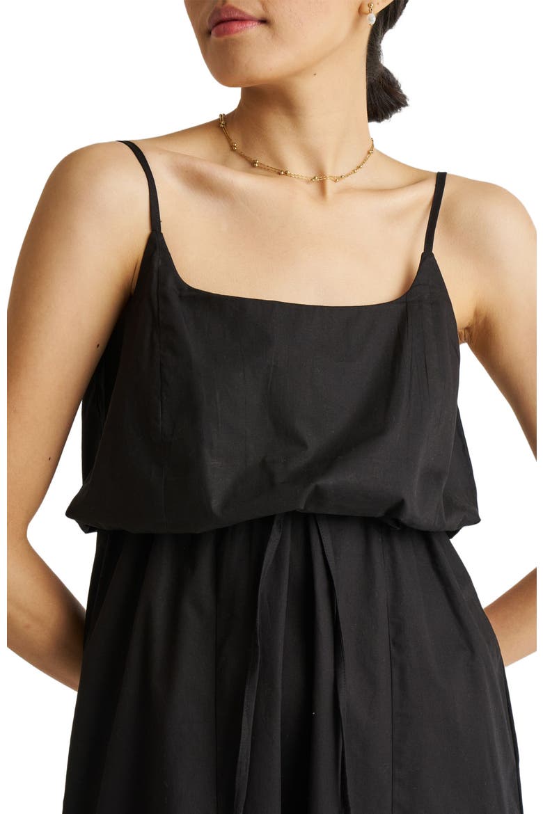 Strappy Maxi Dress, Alternate, color, Black