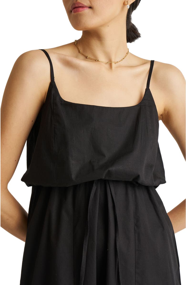 Reistor Strappy Maxi Dress, Alternate, color, Black