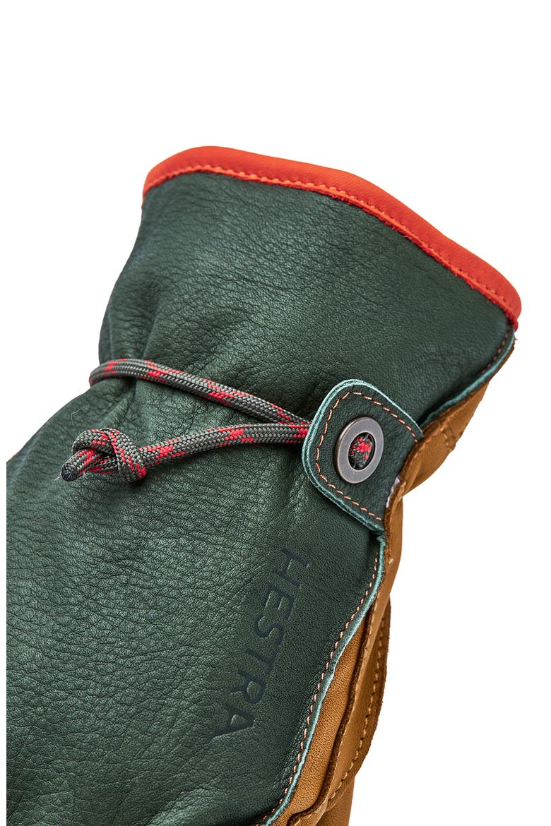 Wakayama Leather Gloves, Alternate, color, FOREST/ CORK