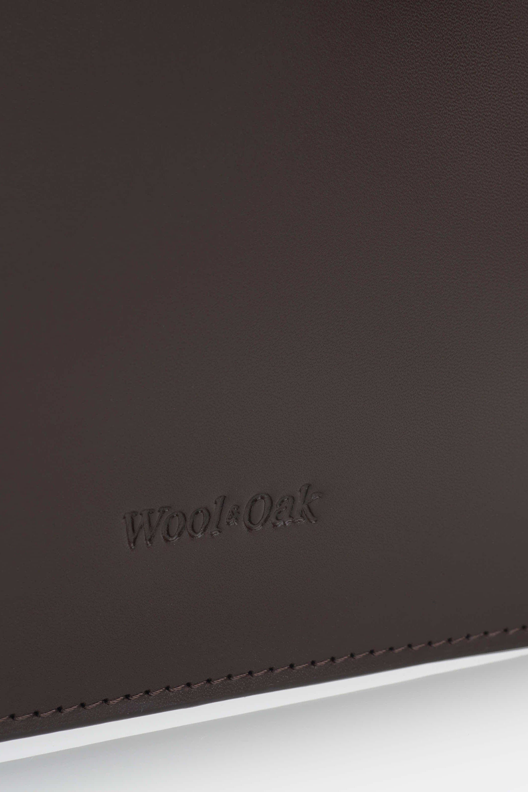 Via Structured Leather Travel Folio, Alternate, color, Chocolate