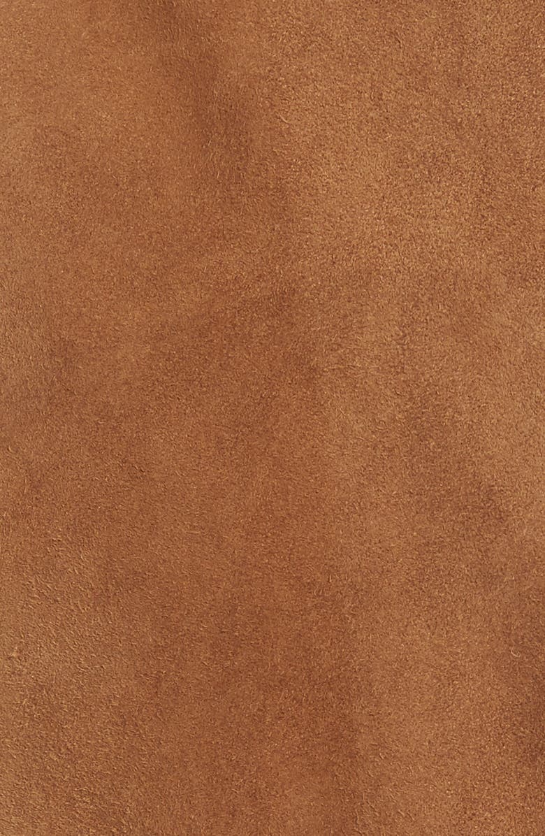 Missani Le Collezioni Lamb Front Vest, Alternate, color, Tobacco