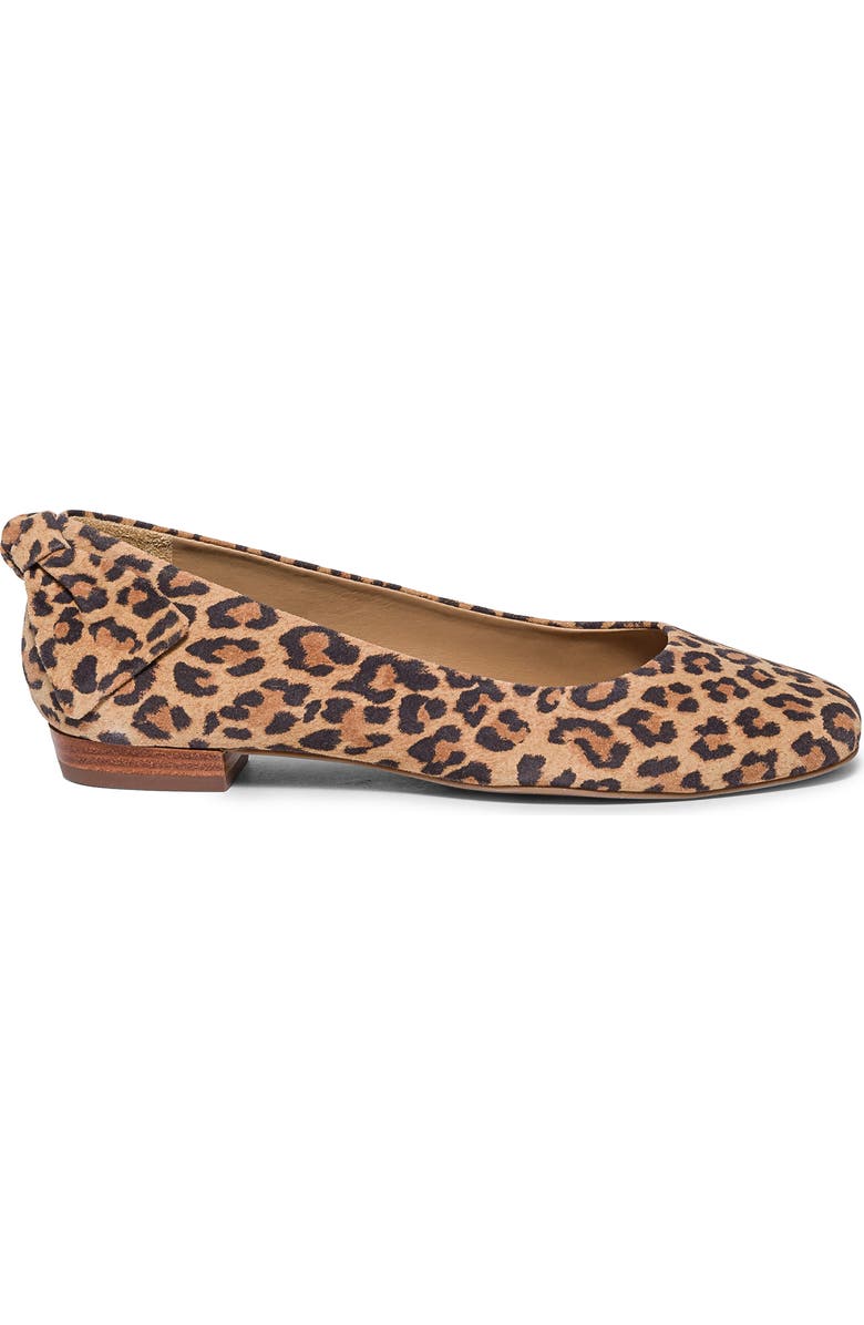 Bernardo Footwear Eloisa Flat, Alternate, color, Sand Cheetah Kid Suede