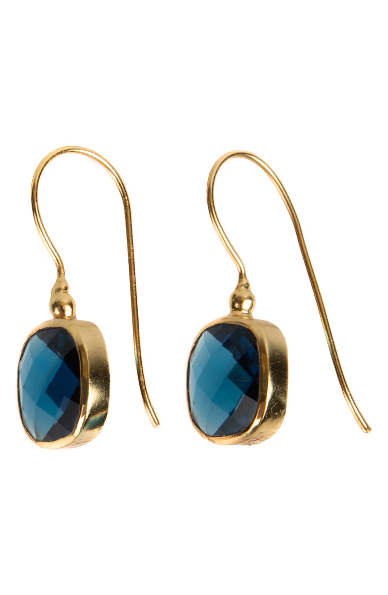 SAACHI Cushion Stone Drop Earrings