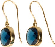 SAACHI Cushion Stone Drop Earrings