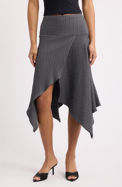 Fragmento Ribbed Midi Skirt