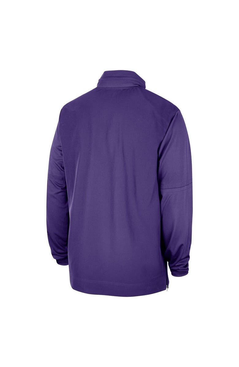 Nike Men's Nike Purple LSU Tigers 2023 Coach Half-Zip Hooded Jacket, Alternate, color, Purple