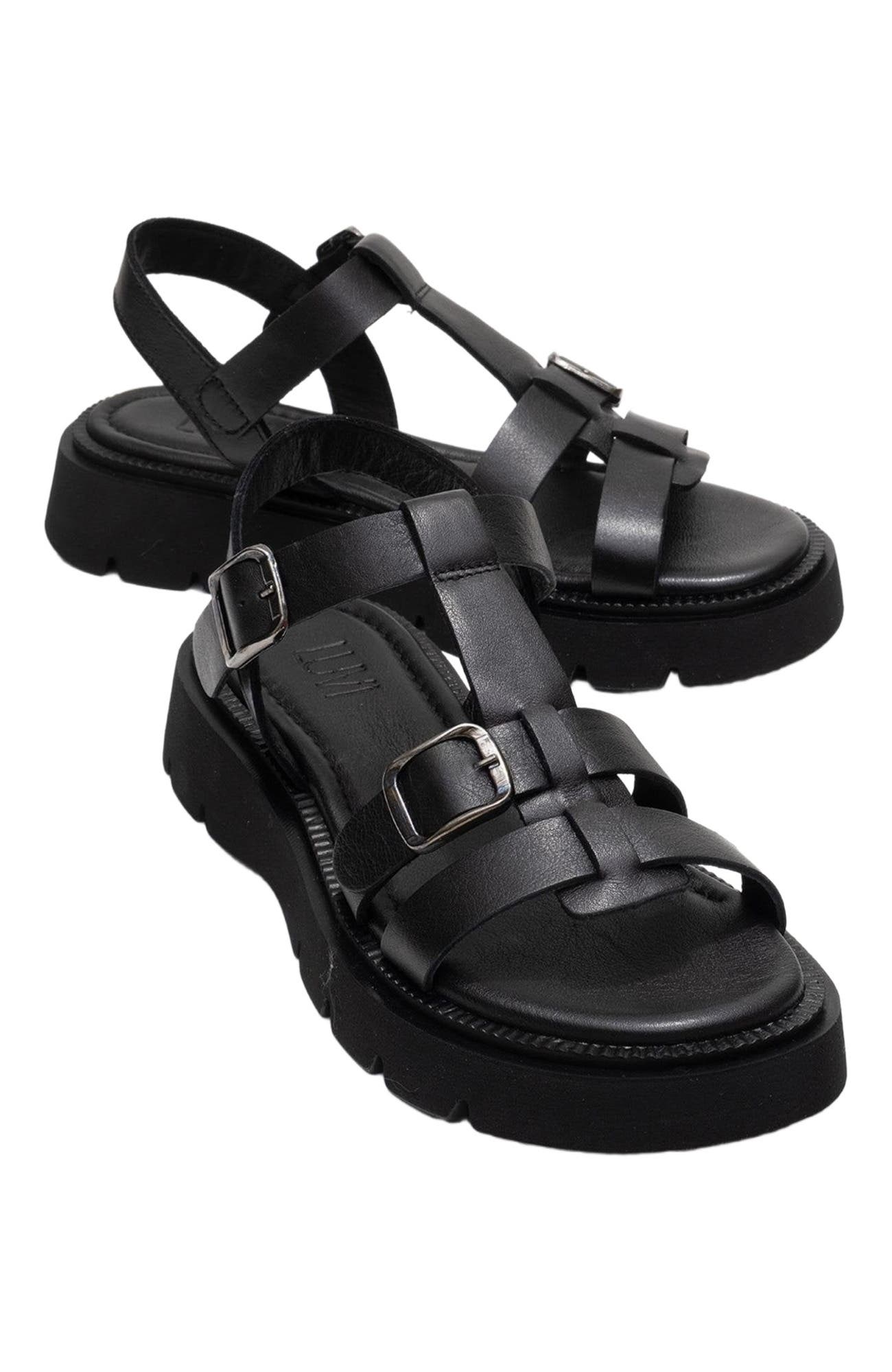 Forever 
Always Shoes Melvin Leather Sandal, Alternate, color, 