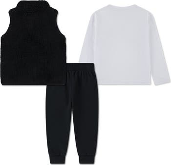 Kids' Sportswear Club T-Shirt, Joggers & Vest Set